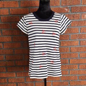 CAbi Aviation Tee Size S Spring 2022 NWT